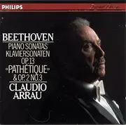 CD - Ludwig van Beethoven - Claudio Arrau - Piano Sonatas 3 & 8