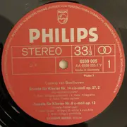 Double LP - Ludwig van Beethoven - Claudio Arrau - Die Meistersonaten Für Klavier - Pathétique, Mondschein, Waldstein, Appassionata, Opus 111 - Gatefold