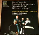 LP - Ludwig van Beethoven - David Oistrach , Mstislav Rostropovich , Sviatoslav Richter , Herbert von Ka - Tripelkonzert C-dur Op. 56