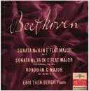 LP - Ludwig van Beethoven - Eric Ten-Berg - Соната №4 Ми-бемоль Мажор, Соч.7 / Соната Ми-бемоль Мажор, Соч. 81а 'Прощание' / Рондо, Соль Мажор Соч. 51, №2