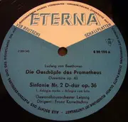 LP - Ludwig Van Beethoven - Franz Konwitschny - Gewandhausorchester Leipzig - Die Geschöpfe Des Prometheus Ouvertüre Op. 43 / Sinfonie Nr. 2 D-dur Op. 36