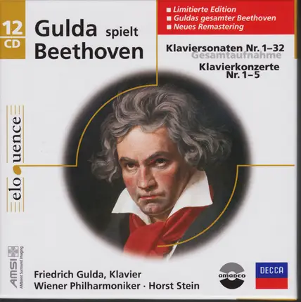 Beethoven / Friedrich Gulda - Klaviersonaten Nr. 1-32 (Gesamtaufnahme), Klavierkonzerte Nr. 1-5