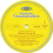 LP - Beethoven - Messe C-Dur Op. 86 - Mass In C Major, Op. 86