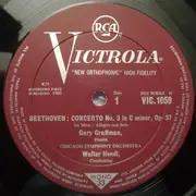 LP - Beethoven - Piano Concerto No. 3 - Mono