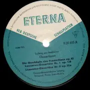 LP - Beethoven - Gewandhausorchester Leipzig , Dirigent: Franz Konwitschny - Ouvertueren - mono, flipback sleeve