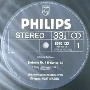 LP - Beethoven - 4. Sinfonie