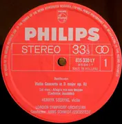 LP - Beethoven (Szeryng) - Violinkonzert D-dur (Violin Concerto In D Major) - Gatefold