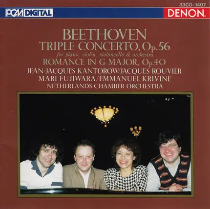 Beethoven - Triple Concerto, Op.56 For Piano, Violin, Violoncello & Orchestra / Romance In G Major, Op.40