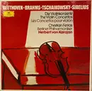 LP-Box - Beethoven / Brahms / Tchaikovsky / Sibelius - Die Violinkonzerte - Hardcover Box + Booklet