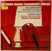 LP-Box - Beethoven / Brahms / Tchaikovsky / Sibelius - Die Violinkonzerte - Hardcover Box + Booklet