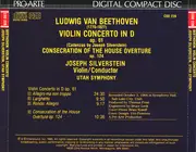CD - Beethoven - Violin Concerto, Consecration of the House Overture