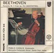 10'' - Ludwig van Beethoven - Pablo Casals ‧ Mieczyslaw Horszowski ‧ Sándor Végh - Klaviertrio Nr. 4 D-dur Op. 70, 1 'Geister-Trio' - Minigroove
