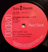 LP - Ludwig van Beethoven - Peter Serkin , Seiji Ozawa , New Philharmonia Orchestra - Piano Concerto In D (Op. 61a)