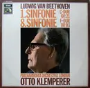 LP - Beethoven - 1. Sinfonie C-dur Op. 21 / 8. Sinfonie F-dur Op. 93 - Blue Labels