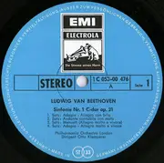 LP - Beethoven - 1. Sinfonie C-dur Op. 21 / 8. Sinfonie F-dur Op. 93 - Blue Labels