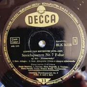 LP - Beethoven - Quartetto Italiano - Streichquartett Nr. 7 F-Dur - Mono
