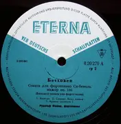 LP - Beethoven / Rudolf Fischer - Klaviersonate B-Dur Op. 106 (Große Sonate Für Der Hammerklavier)
