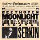 CD - Beethoven / Rudolf Serkin - Moonlight Pathetique & Appassionata Sonatas
