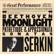 CD - Beethoven / Rudolf Serkin - Moonlight Pathetique & Appassionata Sonatas