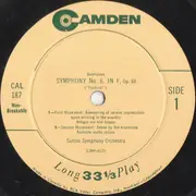 LP - Ludwig Van Beethoven - Symphony No. 6 In F, Op. 68 ('Pastoral') - Mono