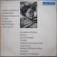 Beethoven/ S. Richter, D. Oistrach, M. Rostropowitsch - Konzert Für Klavier, Violine, Violoncello Und Orchester C-Dur Op.56 / Herbert von Karajan