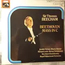 LP - Beethoven / Beecham Choral Society, Vyvyan, Sinclair a. o. - Mass (Beecham) - stereo