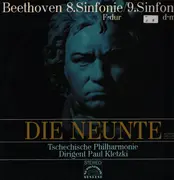 Double LP - Ludwig van Beethoven - The Czech Philharmonic Orchestra Dirigent Paul Kletzki - 8.Sinfonie F-Dur / 9.Sinfonie D-Moll