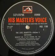 LP - Beethoven / The Hungarian Quartet - The Late Quartets Volume Four: Op 132 In A Minor