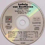 CD - Beethoven - Symphony No. 3 'Eroica', Symphony No. 4