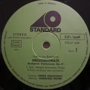 LP - Beethoven - Kreuzersonate Op. 47 / Frühlingssonate Op. 24
