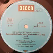 LP - Beethoven - Klavierkonzert Nr.4 G-Dur / Leonoren-Overtüre Nr. 3