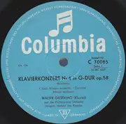 10'' - Ludwig van Beethoven - Walter Gieseking , Philharmonia Orchestra , Herbert von Karajan - 4. Klavierkonzert G-dur