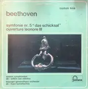 LP - Beethoven - Symfonie Nr 5 'Das schicksal' / Ouverture Leonore III