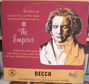 Ludwig van Beethoven - Wilhelm Backhaus , Clemens Krauss , Wiener Philharmoniker - Concerto No. 5 In E-Flat Major For Piano And Orchestra, Op. 73 'The Emperor'