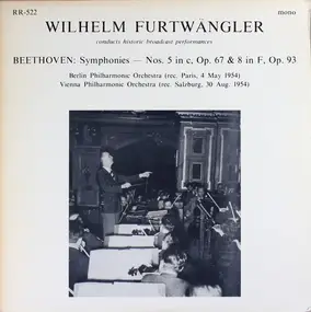 Herbert von Karajan - Symphonies - Nos. 5 In C, Op 67 & 8 In F, Op. 93