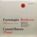 LP - Ludwig van Beethoven - Wilhelm Furtwängler , Berliner Philharmoniker , Conrad Hansen - Symphony No. 5 Op. 67 / Piano Concerto No. 4 Op 58