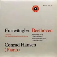 Ludwig van Beethoven - Wilhelm Furtwängler , Berliner Philharmoniker , Conrad Hansen - Symphony No. 5 Op. 67 / Piano Concerto No. 4 Op 58