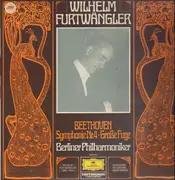 LP - Beethoven (Furtwängler) - Symphonie Nr. 4 - Grosse Fuge - Mono