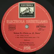 LP - Beethoven / Wilhelm Furtwängler - Sinfonie Nr. 3 Es-dur · Eroica