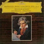 LP - Ludwig Van Beethoven - Wilhelm Kempff · Berliner Philharmoniker · Ferdinand Leitner - Piano Concertos Nos. 2 & 4 - Booklet
