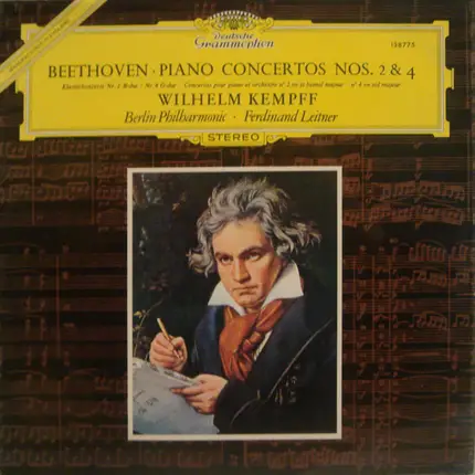 Ludwig Van Beethoven - Wilhelm Kempff · Berliner Philharmoniker · Ferdinand Leitner - Piano Concertos Nos. 2 & 4
