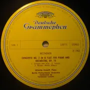 LP - Ludwig Van Beethoven - Wilhelm Kempff · Berliner Philharmoniker · Ferdinand Leitner - Piano Concertos Nos. 2 & 4 - Booklet