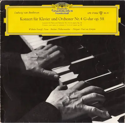 Beethoven (Kempff) - Konzert Für Klavier Und Orchester Nr. 4 G-dur Op. 58