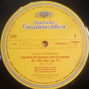 LP - Ludwig van Beethoven - Wilhelm Kempff , Berliner Philharmoniker , Ferdinand Leitner - Klavierkonzert Nr. 5 - 'Emperor' Concerto