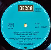 LP - Ludwig van Beethoven - Willi Boskovsky , Wiener Mozart Ensemble - Violin~Romanzen & Tänze
