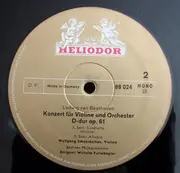 LP - Ludwig Van Beethoven - Wolfgang Schneiderhan , Wilhelm Furtwängler , Berliner Philharmoniker - Violinkonzert In D-Dur