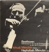 LP - Ludwig van Beethoven - Yehudi Menuhin / Hephzibah Menuhin - Violinsonaten Op. 24 (Frühlingssonate) Und Op. 47 (Kreutzersonate) - blue label
