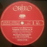 LP - Beethoven - Symphonie Nr. 4 - Live Recording