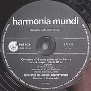 LP - Beethoven - Concerto Pour Piano En Ré Majeur Op. 61 a