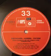 LP - LV Beethoven, Hummel, Cecere - Musik Für Mandoline, Cembalo Und Hammerflügel